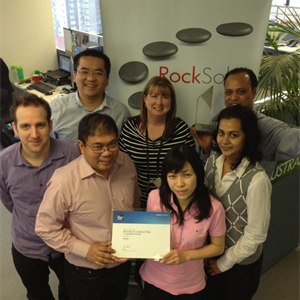 RockSolid SQL team celebrate MAPA win